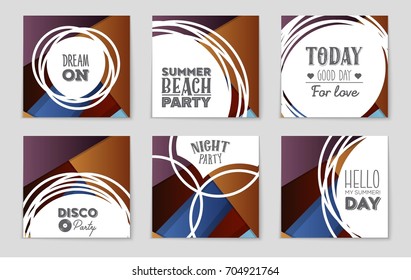 Abstract vector layout background set. For art template design, list, front page, mockup brochure theme style, banner, idea, cover, booklet, print, flyer, book, blank, card, ad, sign, sheet,, a4.
