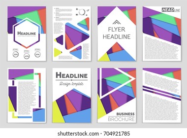 Abstract vector layout background set. For art template design, list, front page, mockup brochure theme style, banner, idea, cover, booklet, print, flyer, book, blank, card, ad, sign, sheet,, a4.