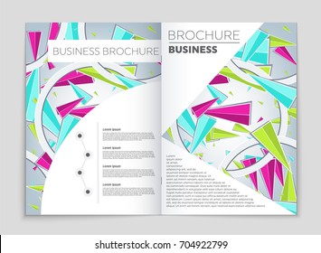 Abstract vector layout background set. For art template design, list, front page, mockup brochure theme style, banner, idea, cover, booklet, print, flyer, book, blank, card, ad, sign, sheet, a4.
