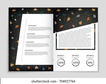 Abstract vector layout background set. For art template design, list, front page, mockup brochure theme style, banner, idea, cover, booklet, print, flyer, book, blank, card, ad, sign, sheet, a4