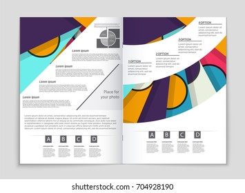 Abstract vector layout background set. For art template design, list, front page, mockup brochure theme style, banner, idea, cover, booklet, print, flyer, book, blank, card, ad, sign, sheet,, a4.