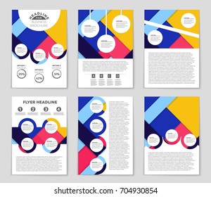 Abstract vector layout background set. For art template design, list, front page, mockup brochure theme style, banner, idea, cover, booklet, print, flyer, book, blank, card, ad, sign, sheet,, a4.