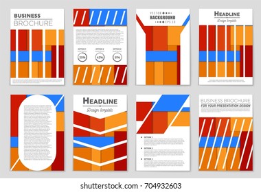 Abstract vector layout background set. For art template design, list, front page, mockup brochure theme style, banner, idea, cover, booklet, print, flyer, book, blank, card, ad, sign, sheet,, a4.