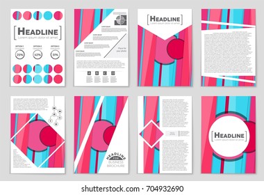 Abstract vector layout background set. For art template design, list, front page, mockup brochure theme style, banner, idea, cover, booklet, print, flyer, book, blank, card, ad, sign, sheet,, a4.
