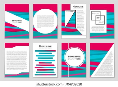 Abstract vector layout background set. For art template design, list, front page, mockup brochure theme style, banner, idea, cover, booklet, print, flyer, book, blank, card, ad, sign, sheet,, a4.