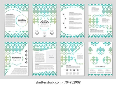 Abstract vector layout background set. For art template design, list, front page, mockup brochure theme style, banner, idea, cover, booklet, print, flyer, book, blank, card, ad, sign, sheet, a4.