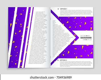 Abstract vector layout background set. For art template design, list, front page, mockup brochure theme style, banner, idea, cover, booklet, print, flyer, book, blank, card, ad, sign, sheet, a4