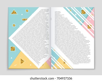 Abstract vector layout background set. For art template design, list, front page, mockup brochure theme style, banner, idea, cover, booklet, print, flyer, book, blank, card, ad, sign, sheet, a4