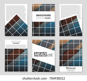 Abstract vector layout background set. For art template design, list, front page, mockup brochure theme style, banner, idea, cover, booklet, print, flyer, book, blank, card, ad, sign, sheet,, a4.