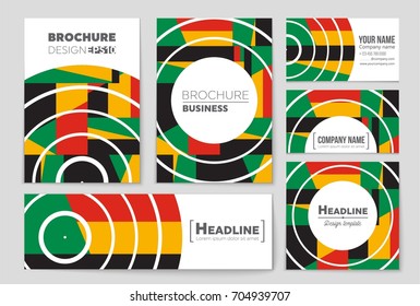 Abstract vector layout background set. For art template design, list, front page, mockup brochure theme style, banner, idea, cover, booklet, print, flyer, book, blank, card, ad, sign, sheet, a4.