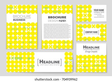 Abstract vector layout background set. For art template design, list, front page, mockup brochure theme style, banner, idea, cover, booklet, print, flyer, book, blank, card, ad, sign, sheet, a4