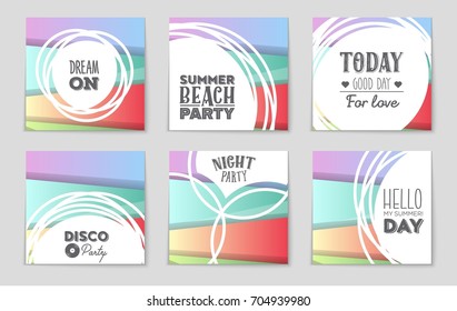Abstract vector layout background set. For art template design, list, front page, mockup brochure theme style, banner, idea, cover, booklet, print, flyer, book, blank, card, ad, sign, sheet,, a4.