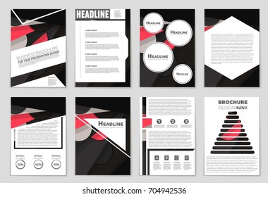 Abstract vector layout background set. For art template design, list, front page, mockup brochure theme style, banner, idea, cover, booklet, print, flyer, book, blank, card, ad, sign, sheet,, a4.