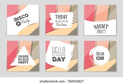Abstract vector layout background set. For art template design, list, front page, mockup brochure theme style, banner, idea, cover, booklet, print, flyer, book, blank, card, ad, sign, sheet,, a4.