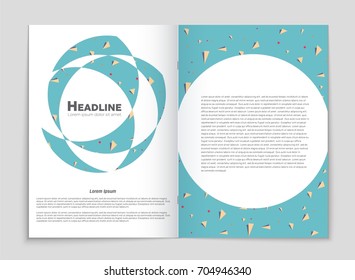 Abstract vector layout background set. For art template design, list, front page, mockup brochure theme style, banner, idea, cover, booklet, print, flyer, book, blank, card, ad, sign, sheet, a4