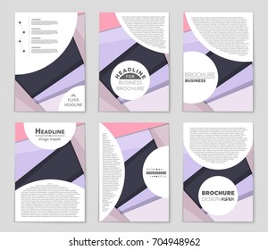 Abstract vector layout background set. For art template design, list, front page, mockup brochure theme style, banner, idea, cover, booklet, print, flyer, book, blank, card, ad, sign, sheet,, a4.