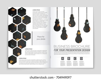 Abstract vector layout background set. For art template design, list, front page, mockup brochure theme style, banner, idea, cover, booklet, print, flyer, book, blank, card, ad, sign, sheet, a4