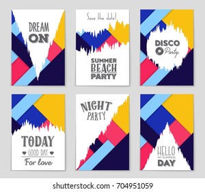 Abstract vector layout background set. For art template design, list, front page, mockup brochure theme style, banner, idea, cover, booklet, print, flyer, book, blank, card, ad, sign, sheet,, a4.