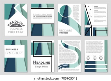 Abstract vector layout background set. For art template design, list, front page, mockup brochure theme style, banner, idea, cover, booklet, print, flyer, book, blank, card, ad, sign, sheet,, a4.