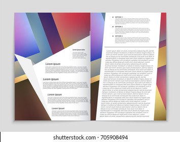Abstract vector layout background set. For art template design, list, front page, mockup brochure theme style, banner, idea, cover, booklet, print, flyer, book, blank, card, ad, sign, sheet, a4