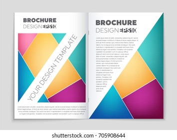 Abstract vector layout background set. For art template design, list, front page, mockup brochure theme style, banner, idea, cover, booklet, print, flyer, book, blank, card, ad, sign, sheet, a4