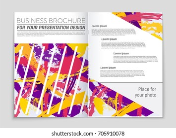 Abstract vector layout background set. For art template design, list, front page, mockup brochure theme style, banner, idea, cover, booklet, print, flyer, book, blank, card, ad, sign, sheet, a4