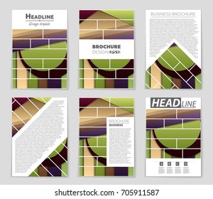 Abstract vector layout background set. For art template design, list, front page, mockup brochure theme style, banner, idea, cover, booklet, print, flyer, book, blank, card, ad, sign, sheet,, a4.