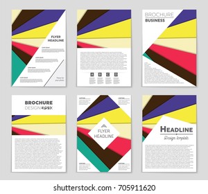 Abstract vector layout background set. For art template design, list, front page, mockup brochure theme style, banner, idea, cover, booklet, print, flyer, book, blank, card, ad, sign, sheet,, a4.