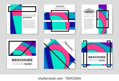 Abstract vector layout background set. For art template design, list, front page, mockup brochure theme style, banner, idea, cover, booklet, print, flyer, book, blank, card, ad, sign, sheet,, a4.