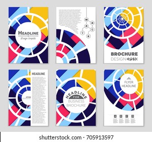 Abstract vector layout background set. For art template design, list, front page, mockup brochure theme style, banner, idea, cover, booklet, print, flyer, book, blank, card, ad, sign, sheet,, a4.