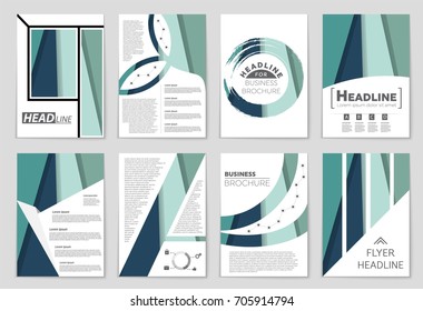 Abstract vector layout background set. For art template design, list, front page, mockup brochure theme style, banner, idea, cover, booklet, print, flyer, book, blank, card, ad, sign, sheet,, a4.