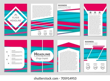 Abstract vector layout background set. For art template design, list, front page, mockup brochure theme style, banner, idea, cover, booklet, print, flyer, book, blank, card, ad, sign, sheet,, a4.