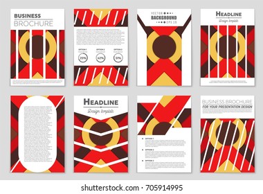 Abstract vector layout background set. For art template design, list, front page, mockup brochure theme style, banner, idea, cover, booklet, print, flyer, book, blank, card, ad, sign, sheet,, a4.