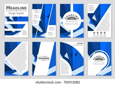 Abstract vector layout background set. For art template design, list, front page, mockup brochure theme style, banner, idea, cover, booklet, print, flyer, book, blank, card, ad, sign, sheet,, a4.