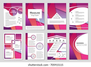 Abstract vector layout background set. For art template design, list, front page, mockup brochure theme style, banner, idea, cover, booklet, print, flyer, book, blank, card, ad, sign, sheet,, a4.