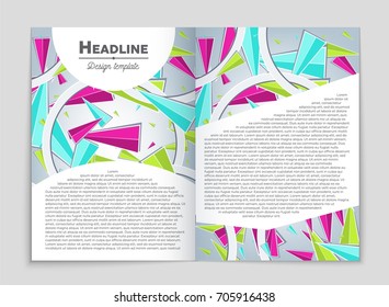 Abstract vector layout background set. For art template design, list, front page, mockup brochure theme style, banner, idea, cover, booklet, print, flyer, book, blank, card, ad, sign, sheet, a4.