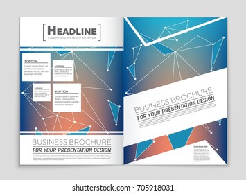 Abstract vector layout background set. For art template design, list, front page, mockup brochure theme style, banner, idea, cover, booklet, print, flyer, book, blank, card, ad, sign, sheet, a4.