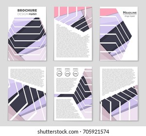 Abstract vector layout background set. For art template design, list, front page, mockup brochure theme style, banner, idea, cover, booklet, print, flyer, book, blank, card, ad, sign, sheet,, a4.