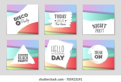 Abstract vector layout background set. For art template design, list, front page, mockup brochure theme style, banner, idea, cover, booklet, print, flyer, book, blank, card, ad, sign, sheet,, a4.