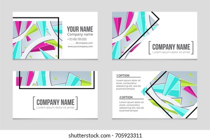 Abstract vector layout background set. For art template design, list, front page, mockup brochure theme style, banner, idea, cover, booklet, print, flyer, book, blank, card, ad, sign, sheet, a4.