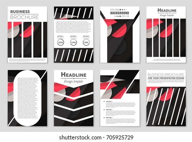 Abstract vector layout background set. For art template design, list, front page, mockup brochure theme style, banner, idea, cover, booklet, print, flyer, book, blank, card, ad, sign, sheet,, a4.