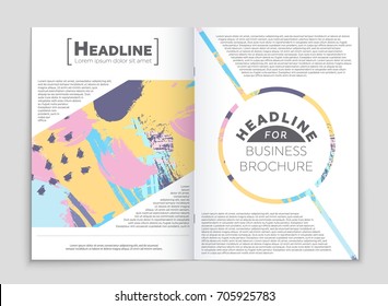 Abstract vector layout background set. For art template design, list, front page, mockup brochure theme style, banner, idea, cover, booklet, print, flyer, book, blank, card, ad, sign, sheet, a4