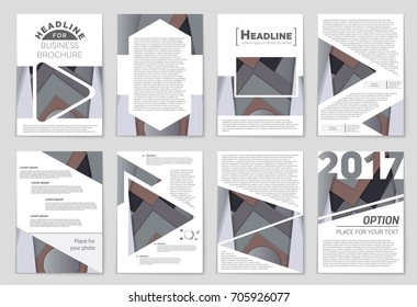 Abstract vector layout background set. For art template design, list, front page, mockup brochure theme style, banner, idea, cover, booklet, print, flyer, book, blank, card, ad, sign, sheet,, a4.