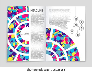 Abstract vector layout background set. For art template design, list, front page, mockup brochure theme style, banner, idea, cover, booklet, print, flyer, book, blank, card, ad, sign, sheet, a4.