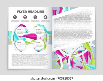 Abstract vector layout background set. For art template design, list, front page, mockup brochure theme style, banner, idea, cover, booklet, print, flyer, book, blank, card, ad, sign, sheet, a4.