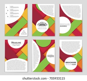 Abstract vector layout background set. For art template design, list, front page, mockup brochure theme style, banner, idea, cover, booklet, print, flyer, book, blank, card, ad, sign, sheet,, a4.