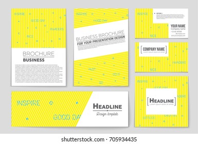 Abstract vector layout background set. For art template design, list, front page, mockup brochure theme style, banner, idea, cover, booklet, print, flyer, book, blank, card, ad, sign, sheet, a4