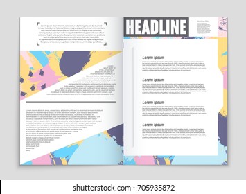 Abstract vector layout background set. For art template design, list, front page, mockup brochure theme style, banner, idea, cover, booklet, print, flyer, book, blank, card, ad, sign, sheet, a4
