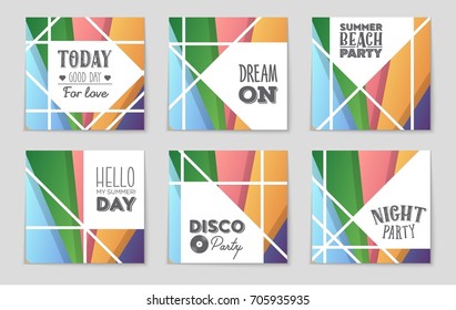 Abstract vector layout background set. For art template design, list, front page, mockup brochure theme style, banner, idea, cover, booklet, print, flyer, book, blank, card, ad, sign, sheet,, a4.