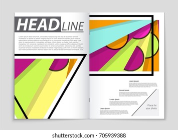 Abstract vector layout background set. For art template design, list, front page, mockup brochure theme style, banner, idea, cover, booklet, print, flyer, book, blank, card, ad, sign, sheet,, a4.
